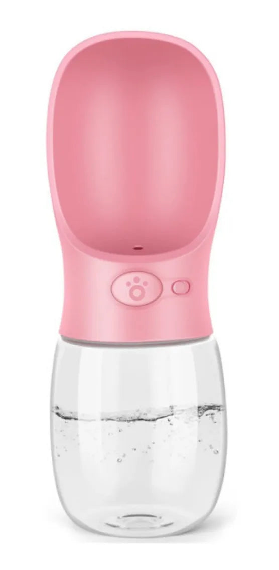 Bebedero portátil para mascota con botón (botella de agua)